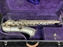 Beautiful Silver Plated C.G. Conn New Wonder I – Satin and Burnished Silver, Serial #65962